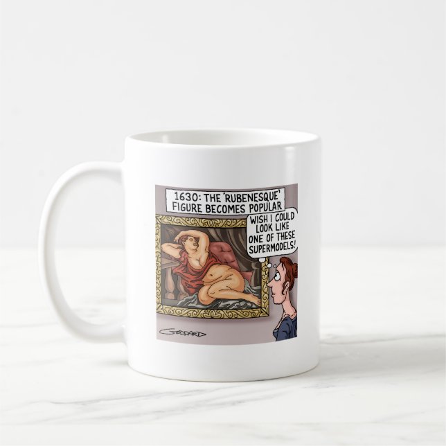 Mug - Rubenesque woman  (Left)