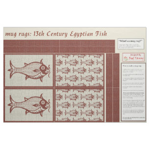 mug rugs fabric