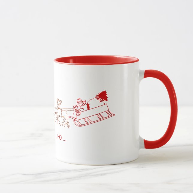 Mug - Santa and Reindeer (Right)