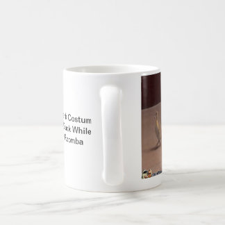 MUG! Shark-Cat Chases A Duck While Riding ROOMBA Coffee Mug