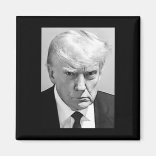 Mug Shot - Donald Trump Mug Shot  Magnet