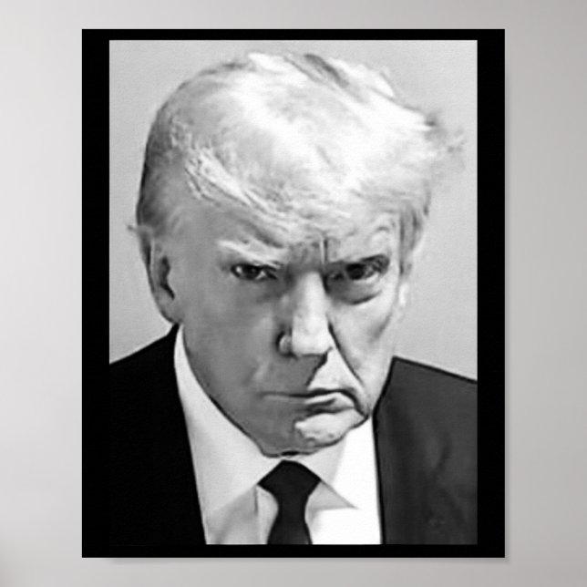 Mug Shot - Donald Trump Mug Shot  Poster (Front)