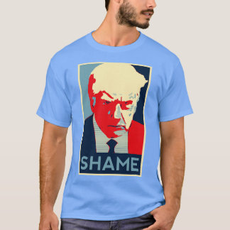 mug shot Shame Obama HOPE style T-Shirt