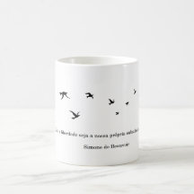 Mug Simone de Beuavoir - Freedom