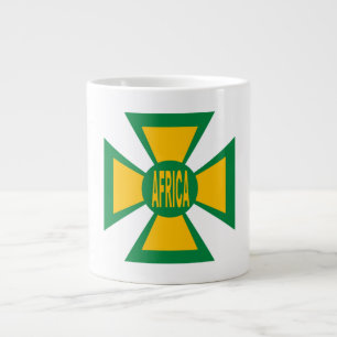 Mug Specialty Jumbo blanche AFRICA VERTE