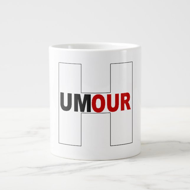 Mug Specialty Jumbo white HUMOUR (Front)