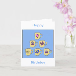 Mug Stack Birthday Card