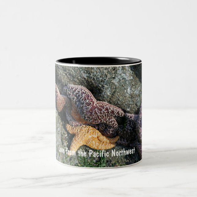 Mug:  Starfish Love from PNW Two-Tone Coffee Mug (Center)