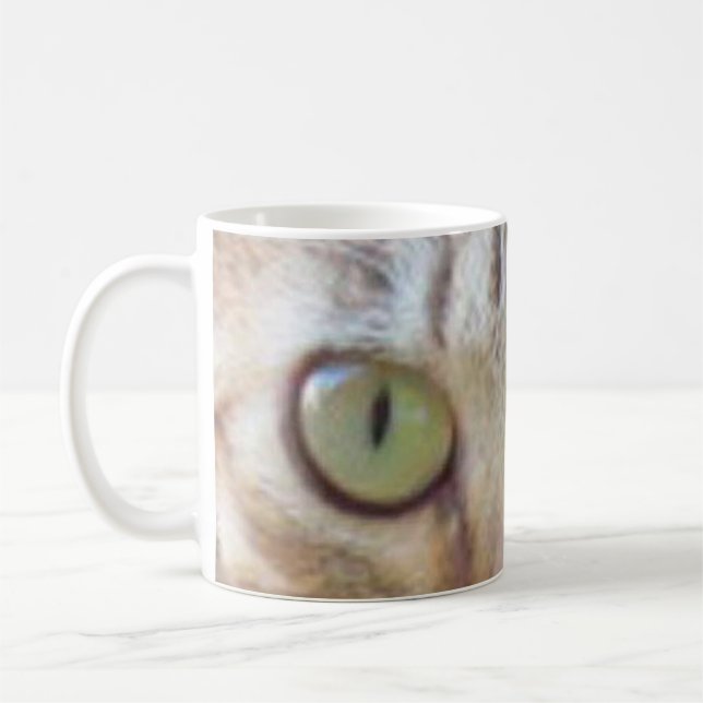 Mug - Tabby Cat Eyes (Left)