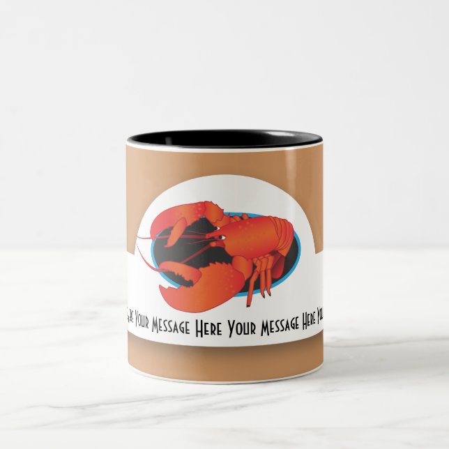 Mug Template Lobster (Center)