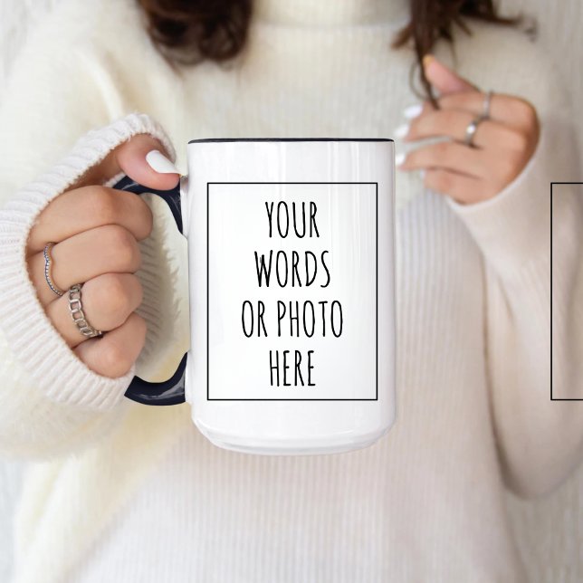 Mug that can be personalised with text or a photo (Creator Uploaded)
