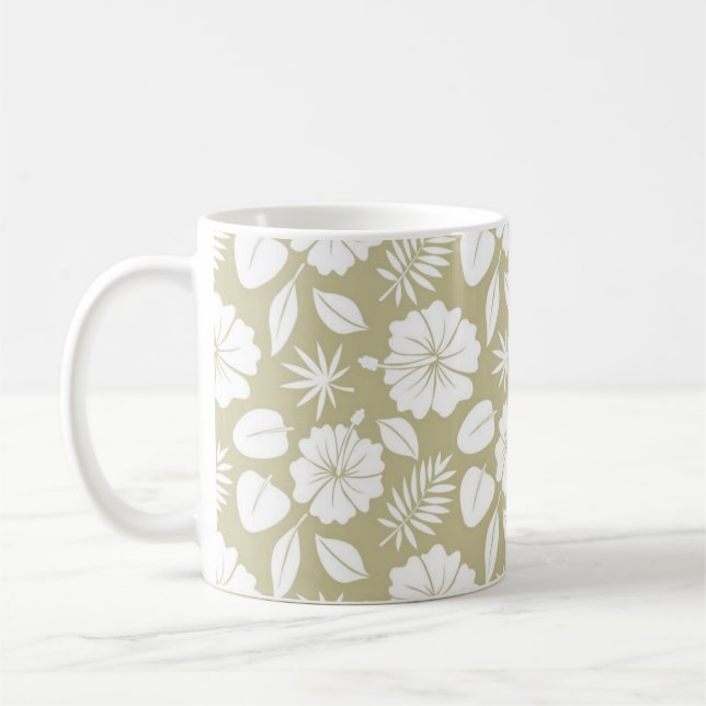 Mug - Tropical Leaves1 (Left)