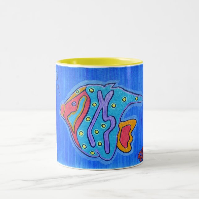 Mug - Vibrant Tropical Fish (Center)