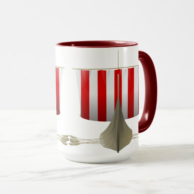 Mug - Viking Ship (Front Right)