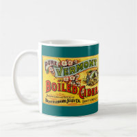 MUG ~ VINTAGE BRATTLEBORO VT BOILED CIDER LABEL!