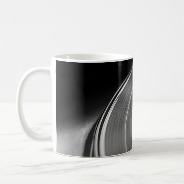 Mug: Vinyl Record and Turntable Coffee Mug (Left)