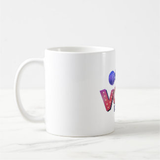 Mug Voices 1 side printed. 325 ml.