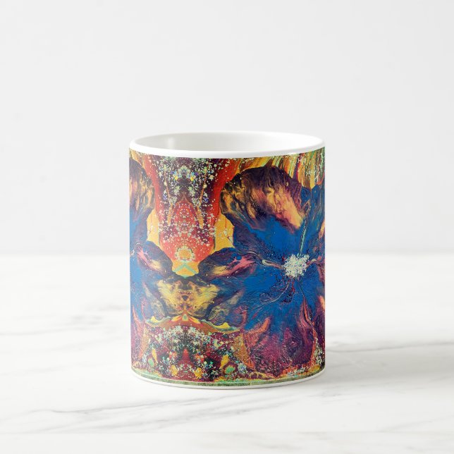 Mug w/flluid art (Center)