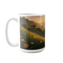 Mug Waterfall Scene