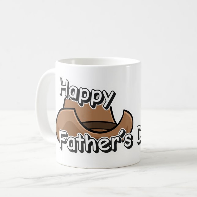 Mug Western Father's Day Design (Front Left)