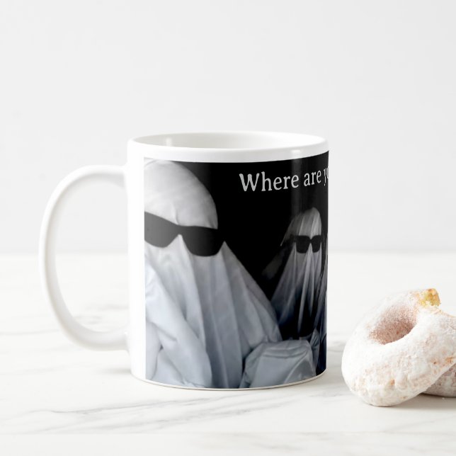 Mug Where are your glasses? (With Donut)
