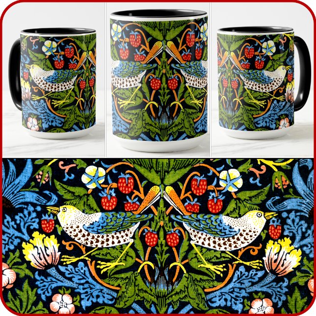 MUG - William Morris - "Strawberry Thief" (Creator Uploaded)