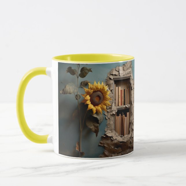 Mug with a book design (Left)