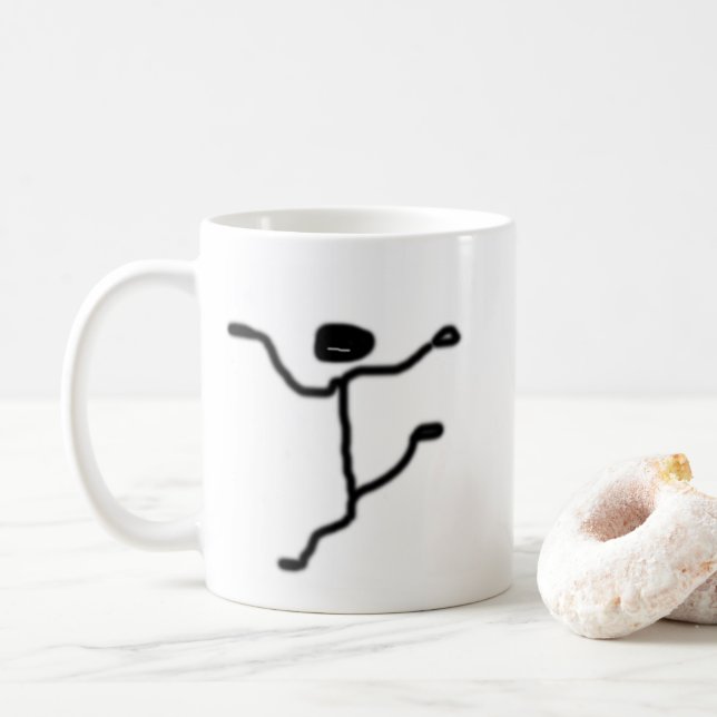 mug with a little figure (With Donut)