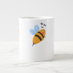 mug with bee print