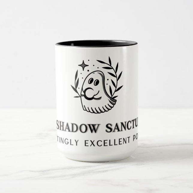 Mug With Black And Grey Full Logo (Center)