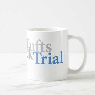 Mug with Brown and Blue Logo and Text