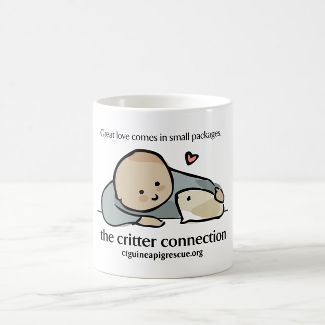 Mug with colour logo and website (Center)