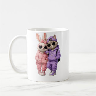Mug with cute cat image