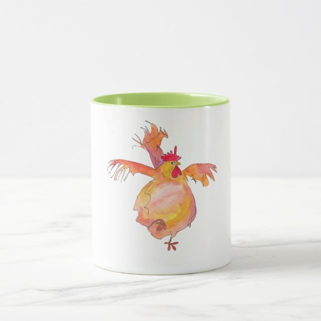 Mug with Dancing Chicken (Center)
