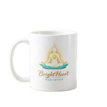Mug with Female Brightheart Meditation logo