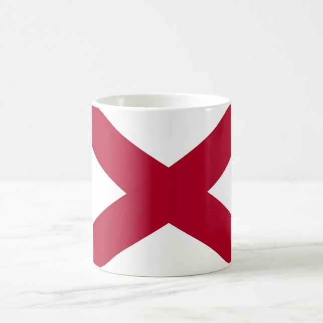 Mug with Flag of  Alabama State - USA (Center)