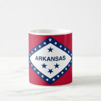 Mug with Flag of Arkansas State - USA