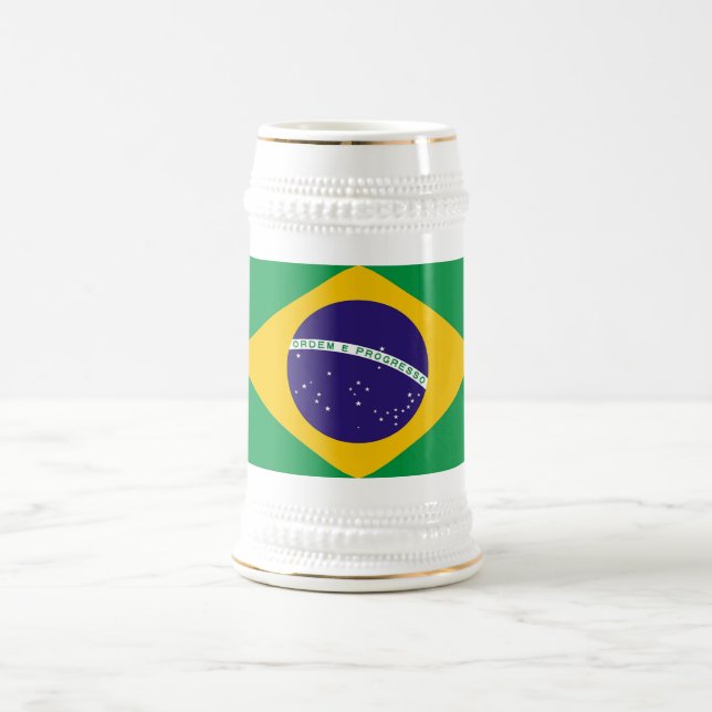 Mug with Flag of Brazil (Center)