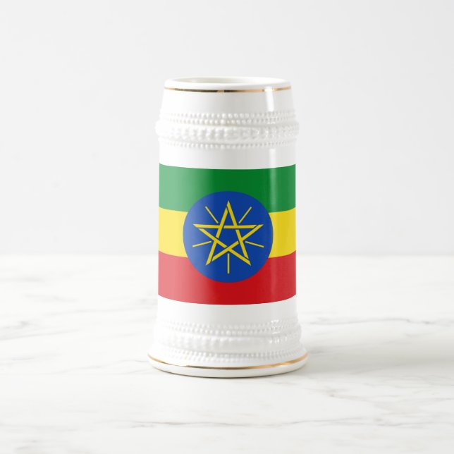 Mug with Flag of Ethiopia (Center)