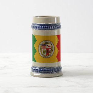 Mug with Flag of Los Angeles, California