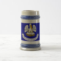 Mug with Flag of Louisiana State -USA