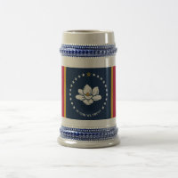 Mug with Flag of Mississippi State, USA
