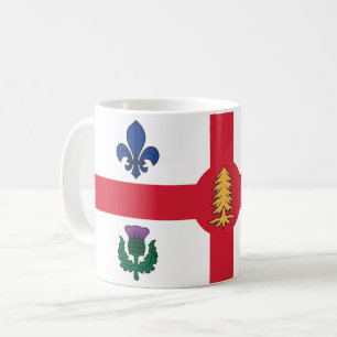 Mug with Flag of Montreal, Canada