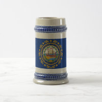Mug with Flag of  New Hampshire State -USA