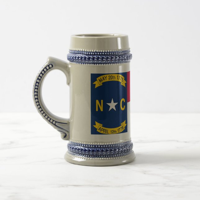 Mug with Flag of North Carolina State -USA (Left)