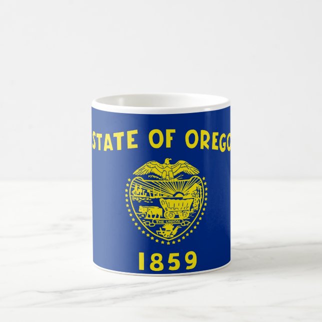 Mug with Flag of Oregon State - USA (Center)