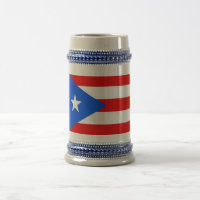 Mug with Flag of Puerto Rico -USA
