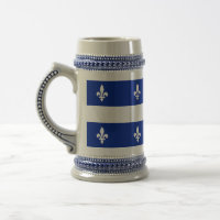 Mug with Flag of Quebec, Canada