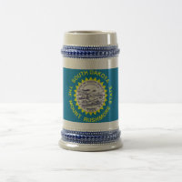 Mug with Flag of South Dakota State -USA