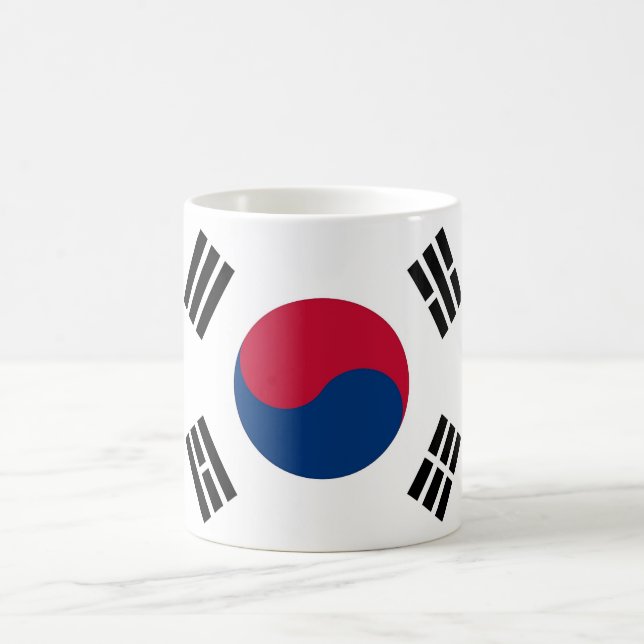 Mug with Flag of South Korea (Center)